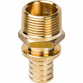 Переходник с наружной резьбой 16xR 1/2" для труб из сшитого полиэтилена аксиал STOUT